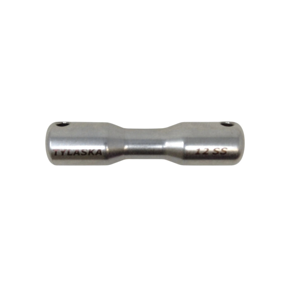 TY2500-12-SS — Tylaska Tylaska Dogbone Single Groove SS 12mm — Tågvirke - Dogbones