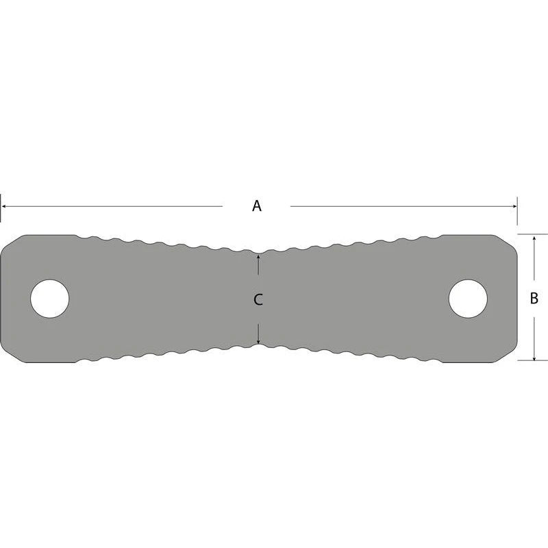 TY2508 — Tylaska Tylaska Dogbone DB8 - 8mm — Tågvirke - Dogbones