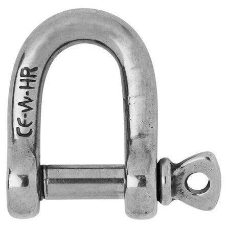 W-11205 — Wichard 10mm HR Straight D Shackle — Tågvirke - Hakar