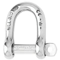 W-1202 — Wichard 5mm Straight D Shackle Standard — Tågvirke - Schacklar