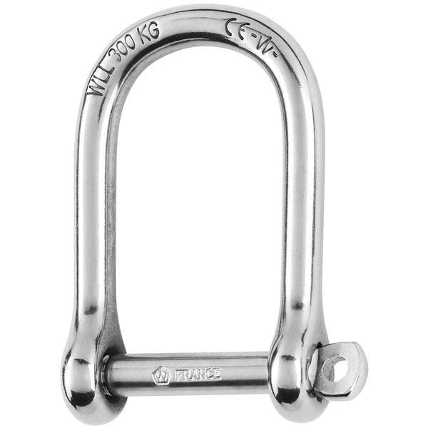 W-1263 — Wichard 6mm Large Opening Shackle — Tågvirke - Schacklar