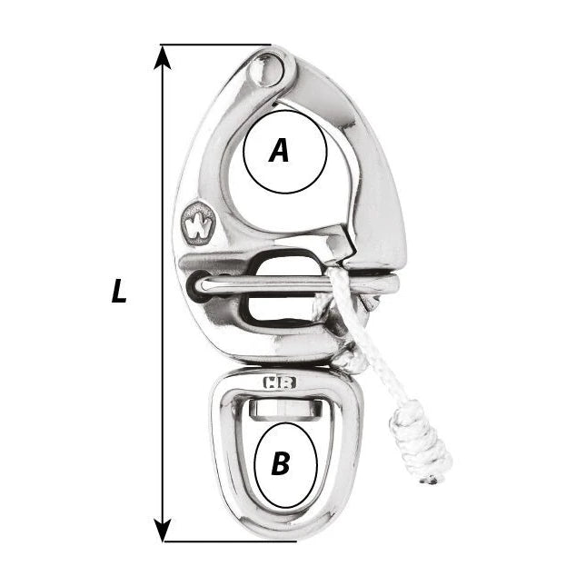 W-2676 — Wichard 110mm Quick Release Small Bail — Tågvirke - Hakar
