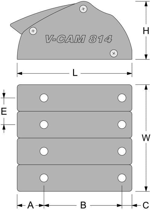 Antal V-Cam 814 Clutch 12-14 Quad