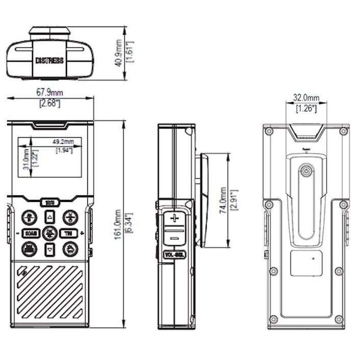 B&G H60 Wireless Handset